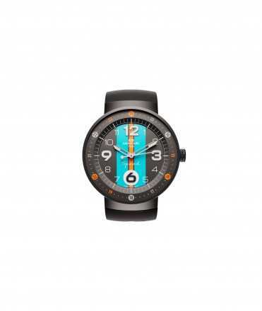 Reloj Montjuïc Speed Special, negro y azul