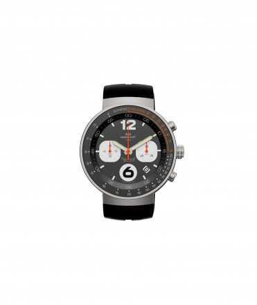 Rellotge Montjuïc Speed Chronograph, negre i taronja 