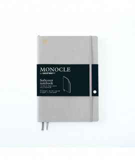 Libreta Monocle B5. Tapa blanda gris. Acabado puntos.
