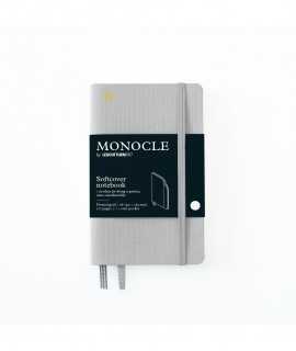 Llibreta Monocle A6. Tapa tova gris. Acabat punts 