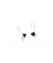 Inside-Out earrings, hoop earrings