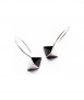 Inside-Out earrings, hoop earrings