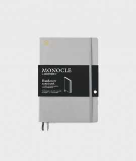 Libreta Monocle B5. Tapa dura gris. Acabado puntos