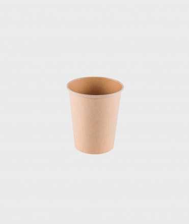 Kraft cardboard disposable cup, 50 units