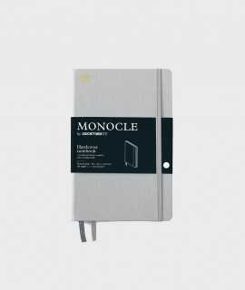 Monocle B6 notebook. Gray hardcover. Stitch finish
