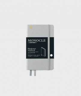 Llibreta Monocle A6. Tapa dura gris. Acabat punts 