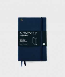 Libreta Monocle Wallet B6. Tapa dura azul marino. Acabado puntos