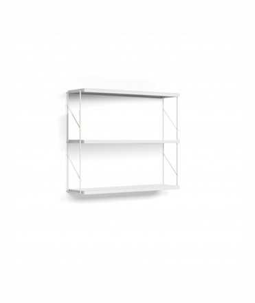 Estantería Tria Pack de pared, blanco