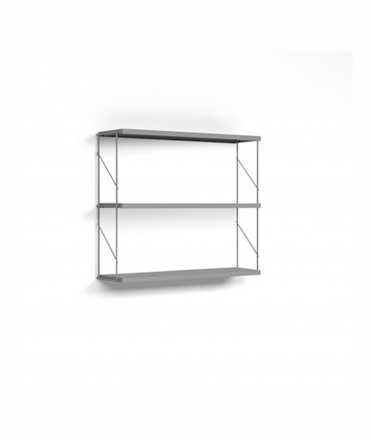 Prestatgeria Tria Pack de paret, gris 