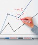 edding marker for whiteboard 660 red color round tip 3 mm.