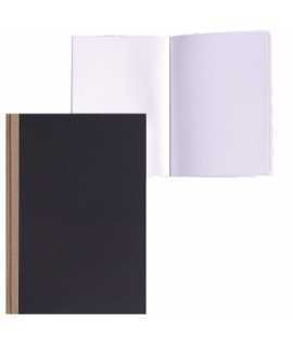 Llibreta cartoné design, DIN A6. Tapa de color negre