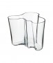 Jarrón Aalto. Transparent, 16 cm.