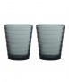 Vaso de vidrio Gris 22cl.