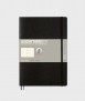 Composition Notebook B5. Black soft top. Stitch finish