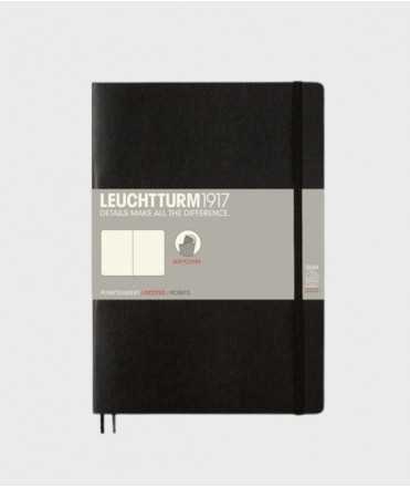Libreta Composition B5. Tapa blanda negro. Acabado puntos