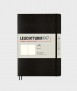Medium A5 notebook. Black soft top. Smooth finish