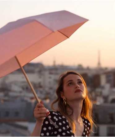 Madeleine umbrella, coral