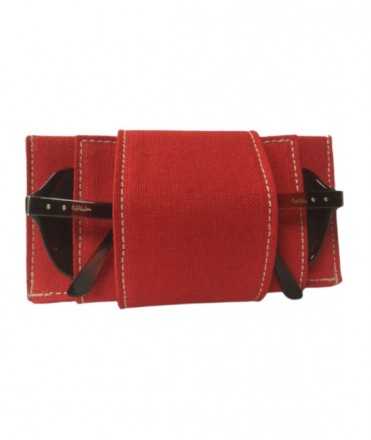 Eight Eyes Double Glasses Case, Hemp