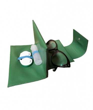 Funda de gafas y lentillas Eight Eyes, piel