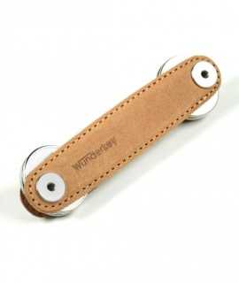 Keychain WUNDERKEY Classic leather, camel