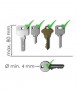 Keychain WUNDERKEY Classic leather, marr or