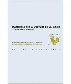 Materials per a l'estudi de la Masia
