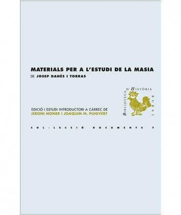 Materials per a l'estudi de la Masia