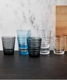 Grey glass glass 22cl.