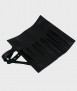 Black leather roll Pentel up case