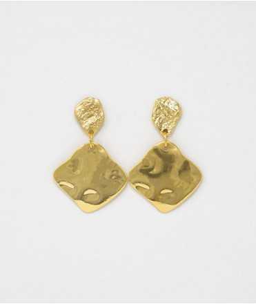Pendientes Rombé, dorado