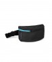 U7 Urban Fanny Pack, Black and Sky Blue