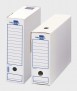 Definitive file box Folio. Dimensions: 36.5x25.1x10 cm. White