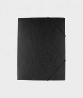 Folder with erasers, black. Sheet size. 5 units