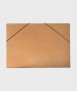 Carpeta amb gomes, color kraft. Mida foli