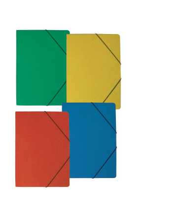 Carpeta con gomas, azul. Medida folio. 5 unidades