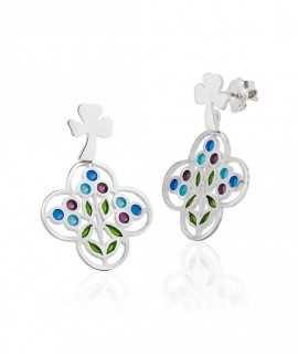 Stained glass earrings