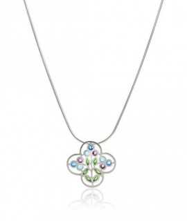 Stained glass pendant