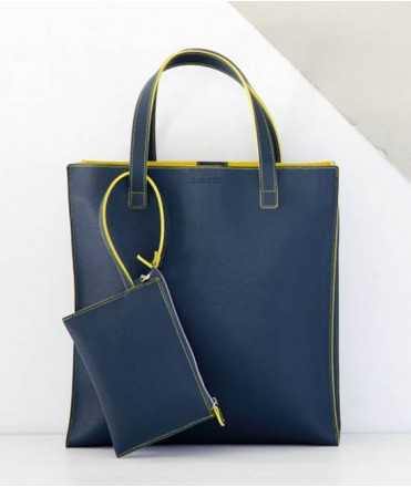 Bolso con neceser Denim