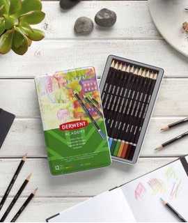 Caja 12 lápices de colores Academy