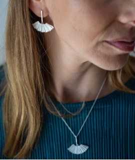 Pleated Earrings
