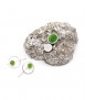 Circle Line earrings, long