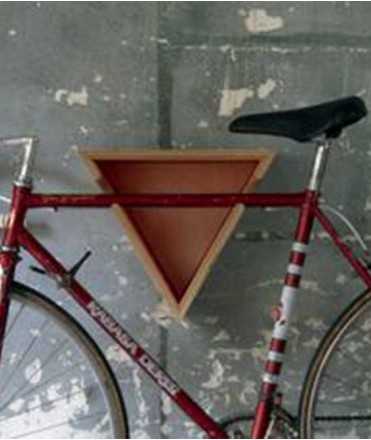 Soporte para bicicleta Delta, Coral