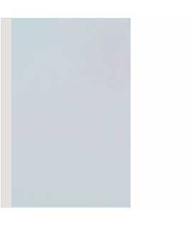 Transparent adhesive pl cover, PVC 100 microns, foil. 4 holes.