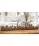 Skyline Barcelona, 25 cm. Óxido