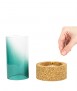 Volto Candle Holder, Green