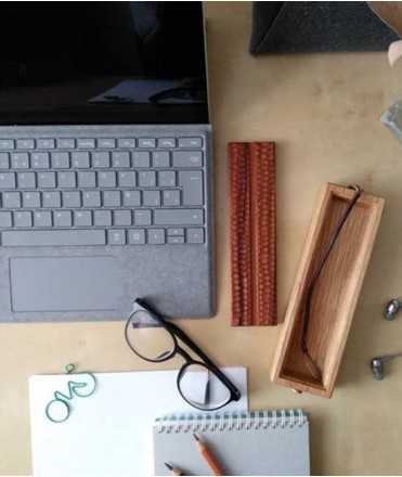 Estuche Entrevetas, Roble y Pau ferro 
