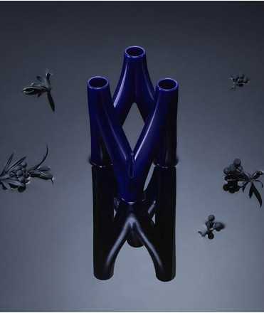 Virgo Vase, Blue