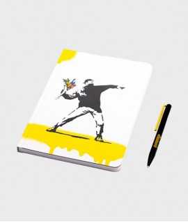 Set Banksy A5 Notebook + Grapheex, Yellow