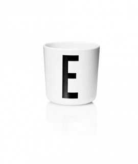 Glass letter E