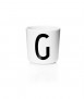 Glass letter G
